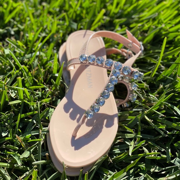 STUART WEITZMAN Jaide Gem jelly sandals SIZE 6 womens like new - Picture 8 of 10